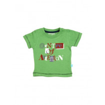 Doodle Boy Little Boy Green Tshirts