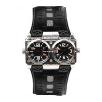 Police Men Black Dual Dial Watch PL12899XS-02
