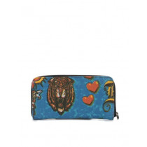 Spice Art Women Canvas Blue Wallet