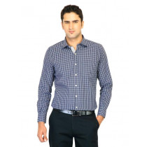 Belmonte Men Check Blue Shirts