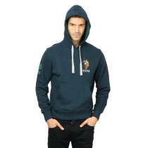 U.S. Polo Assn. Men Solid Navy Blue Sweatshirt