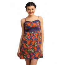 Remanika Women Navy Blue Dress