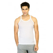 Hanes Men Racer Back White Innerwear Vests