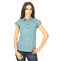 Flying Machine Women HS Blue Shirt