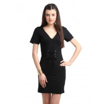 French Connection Women Black Dress