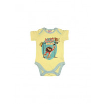 Madagascar3 Infant Boys Lemon Yellow Snapsuit Romper