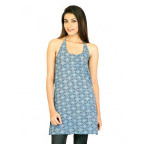 Mother Earth Women Classic Blue Kurtas