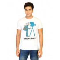 Chimp Men Daku Mentatry White Tshirts