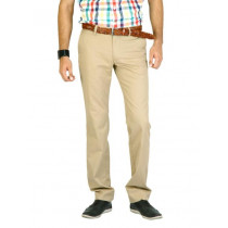 Indian Terrain Men Jason Beige Trousers