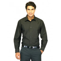 John Miller Men Solid Black Shirts