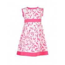 Palm Tree Girl's Cr Blossom Drs Pink Dresses