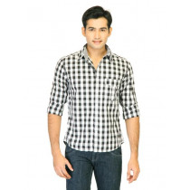 Belmonte Men Check White Shirts