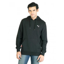 Puma Men Ess Hooded Black Sweatshirt