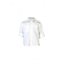 Gini and Jony Kids Boys Printed White Tshirts