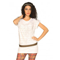 UCB Women's Boat Print White Top