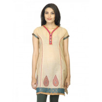 Mother Earth Women Beige Kurta