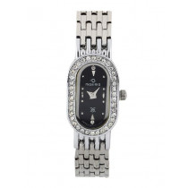 Maxima Women Black Dial Watch