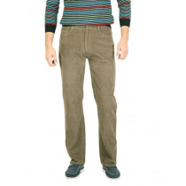 Peter England Men Solid Brown Trouser