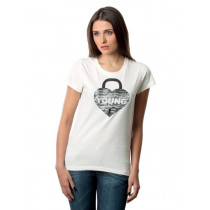 Myntra Women Young White T-shirt