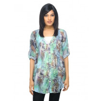 Sepia Women Printed Multi Coloured Top