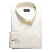 Reid & Taylor Men Solid Cream Shirts