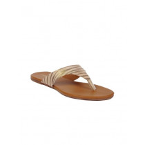 Carlton London Women Casual Gold Slippers