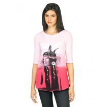 Wrangler Women Native Lady Pink T-shirt