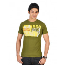 Probase Men 96 Coast Road Green Tshirts