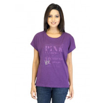 Lee Women Crownjewel Purple T-Shirt