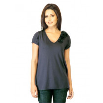United Colors of Benetton Women Navy Blue Top