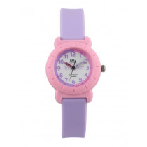 Q&Q Kids Girls White Dial Watch