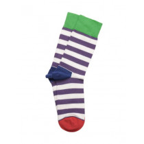 United Colors of Benetton Men Stripes Purple Socks