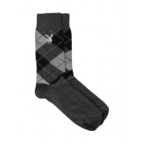 Playboy Men Charcoal Socks