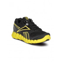 Reebok Men's Zigfuel Black Yellow Shoe