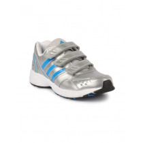 ADIDAS Kids Unisex HyperRun Silver Sports Shoes