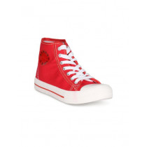Numero Uno Men's Red Canvas Shoe