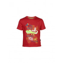 Doodle Boys Catch Me Red Tshirt