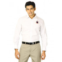 Indigo Nation Men Club Poplin White Shirts