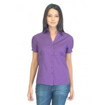 Jealous 21 Women Purple Shirt