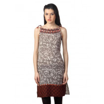 Mother Earth Women Grey Kurta