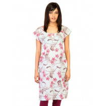 W Women Printed Red White Kurtas