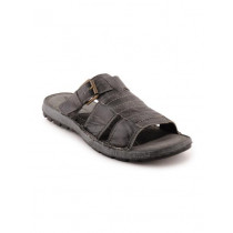 Red Tape Men Black Sandals