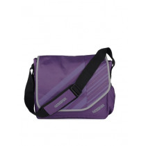 American Tourister Unisex Purple Messenger Bag