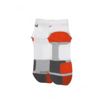 Nike Men's New Elit White Orange Grey Socks