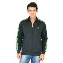 ADIDAS Men Solid Black Jackets