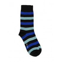Reid & Taylor Men Black & Blue Socks