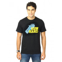 Puma Men Puma runhard tee Black Tshirts