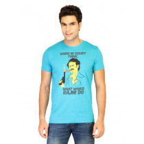 Chimp Men Rajni Blue Tshirts