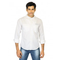 Spykar Men Grey Grafitti White Shirts