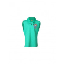 Allen Solly Kids Girls Polka Green T-shirt